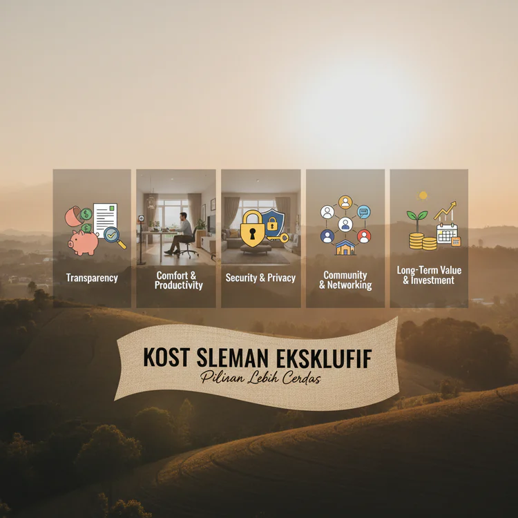 5 Alasan Kenapa Kost Sleman Eksklusif Ini Pilihan Lebih Cerdas Tanpa Biaya Tersembunyi