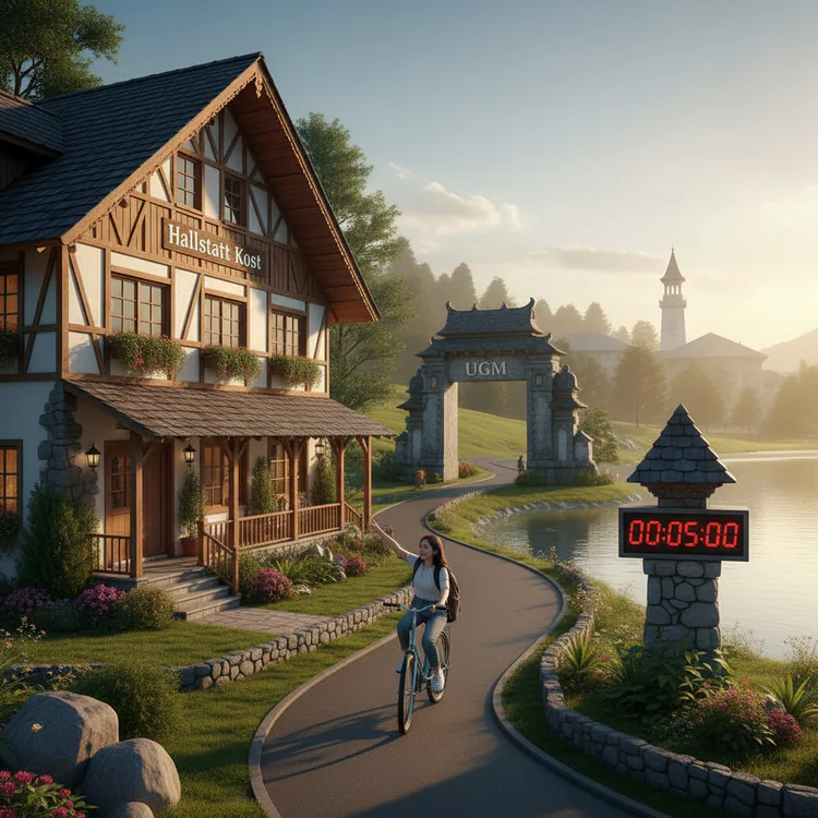 Cuma 5 Menit ke UGM! hallstatt kost Paling Strategis