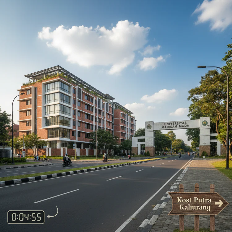 Cuma 5 Menit ke UGM! Kost Putra Kaliurang Paling Strategis