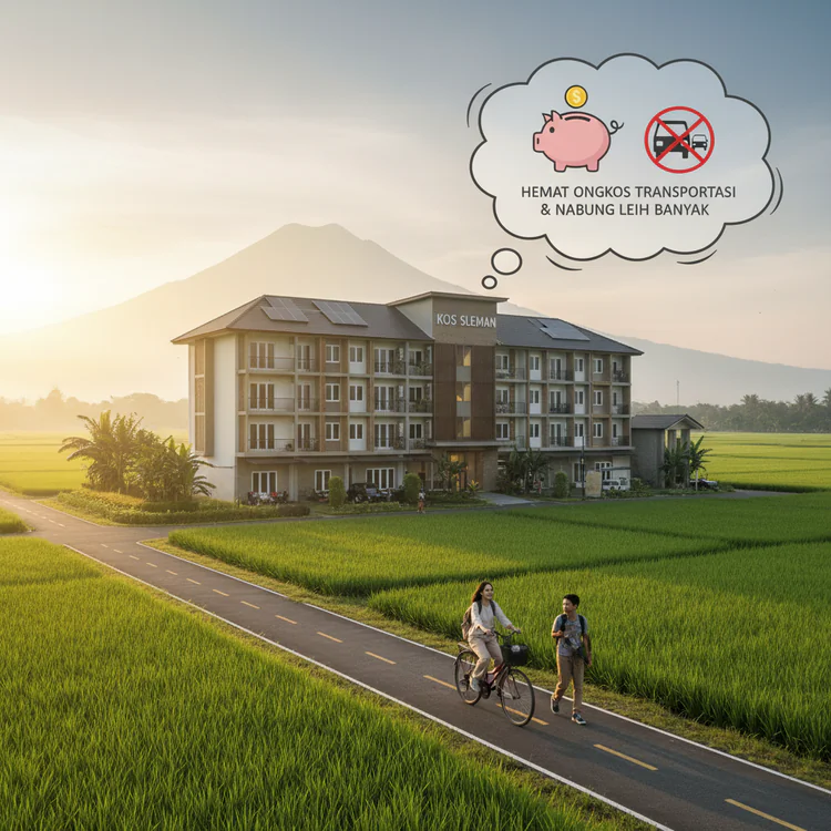 Kos Sleman Ini Bikin Kamu Bisa Hemat Ongkos Transportasi dan Nabung Lebih Banyak!