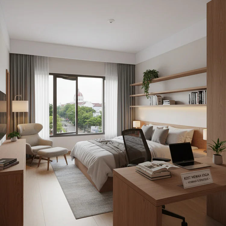 Kost Mewah Jogja yang Strategis tapi Tetap Nyaman Buat Belajar