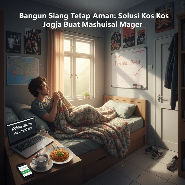 Bangun Siang Tetap Aman: Solusi Kos Jogja Buat Mahasiswa Mager