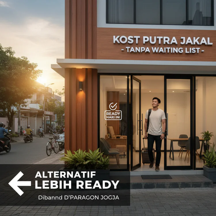 Kost Putra Jakal Tanpa Waiting List: Alternatif Lebih Ready Dibanding D'Paragon Jogja