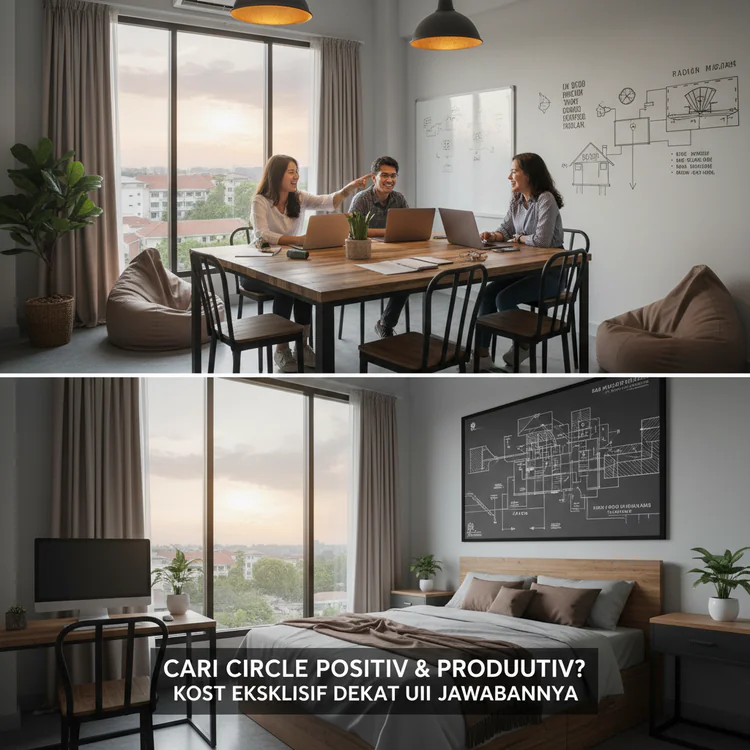 Cari Circle Positif dan Produktif? Kost Eksklusif Dekat UII Jawabannya