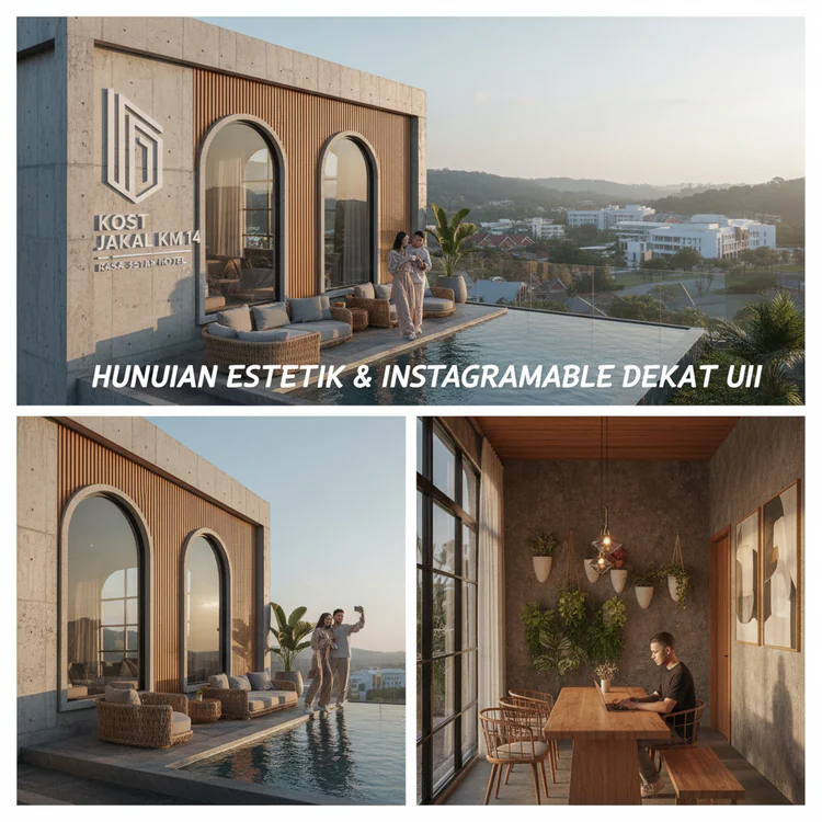 Kost Jakal KM 14 Rasa 3-Star Hotel? Hunian Estetik Dan Instagramable Dekat UII