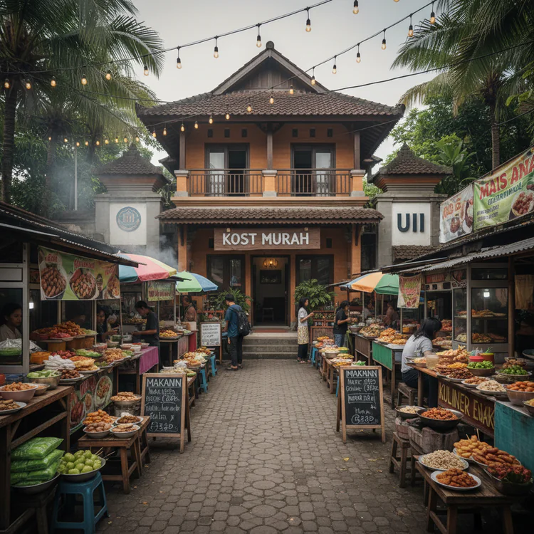 Kost Murah dekat UII yang Dikelilingi Surga Kuliner & Makanan Murah