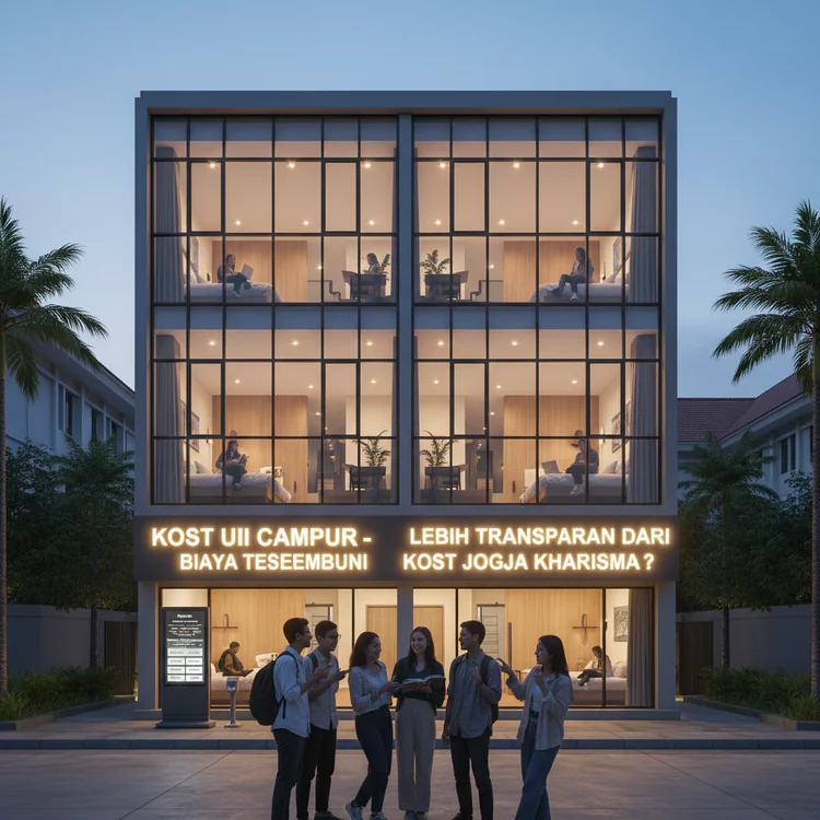 Kost Dekat UII Campur Tanpa Hidden Cost, Lebih Transparan dari Kost Jogja Kharisma?