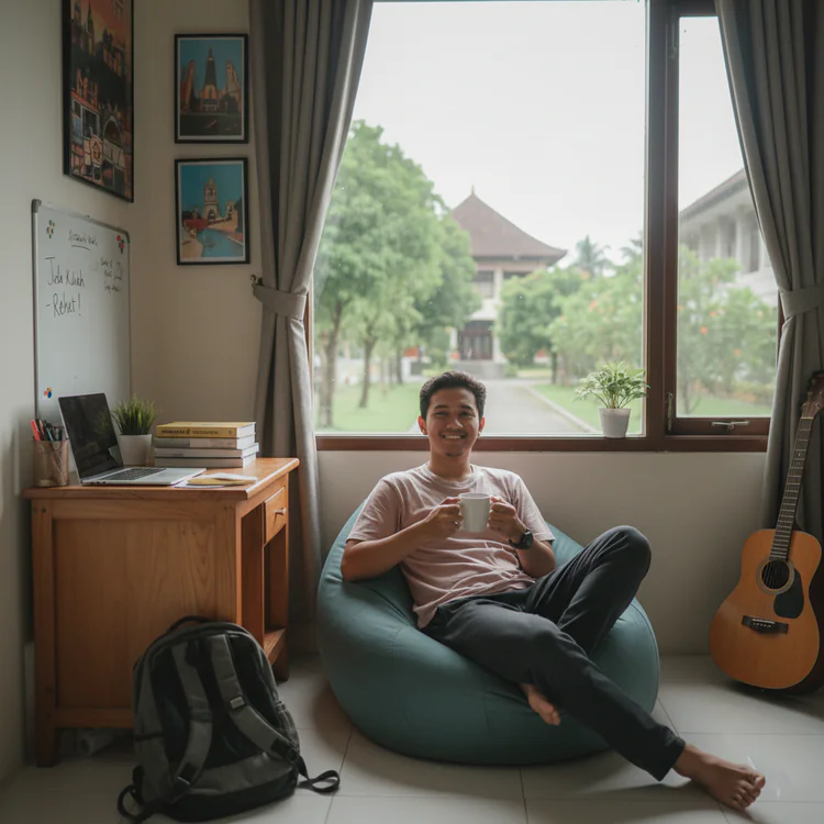 Kost Dekat UII Putra: Bisa Pulang Sebentar Saat Jeda Kuliah, Napas Dulu Tanpa Ribet