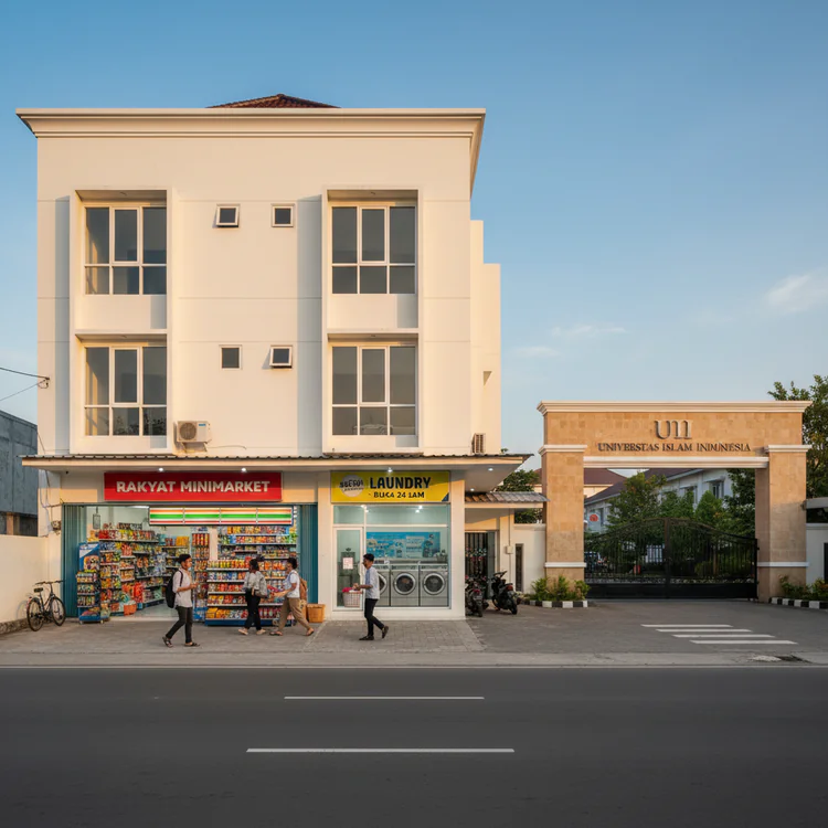 Kost Murah Dekat UII dengan Laundry & Minimarket di Depan Gerbang